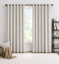 Madison Park Salford Rod Pocket Light-Filtering Single Curtain Panel 50 x 84