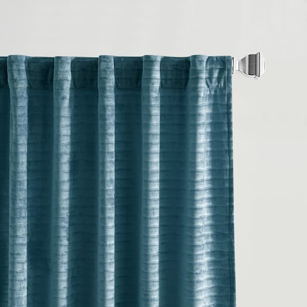 Martha Stewart Wave Embossed Curtain Panel 37 x 95