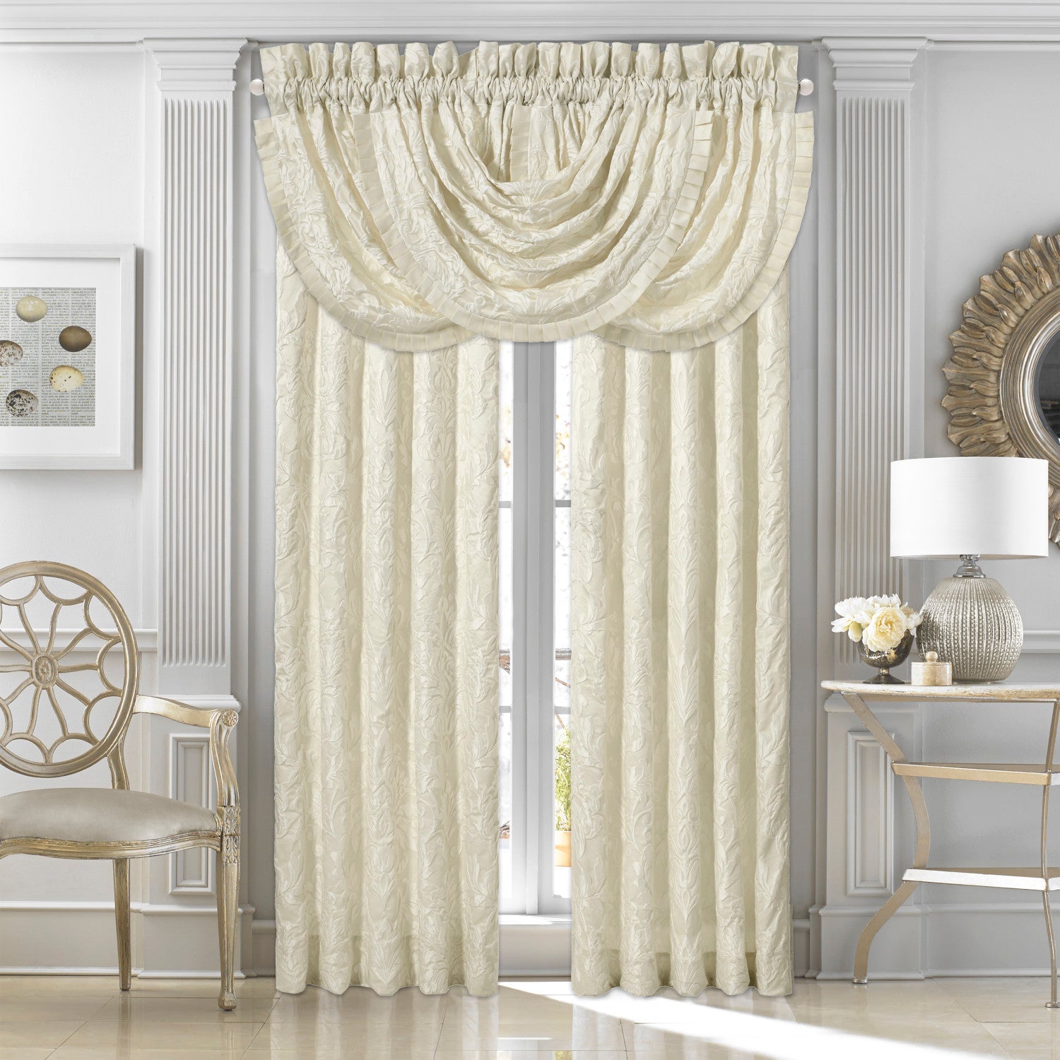 Marquis Window Waterfall Valance 42 x 33