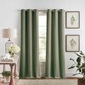 Martha Stewart Green Room Darkening Curtains 37 x 95