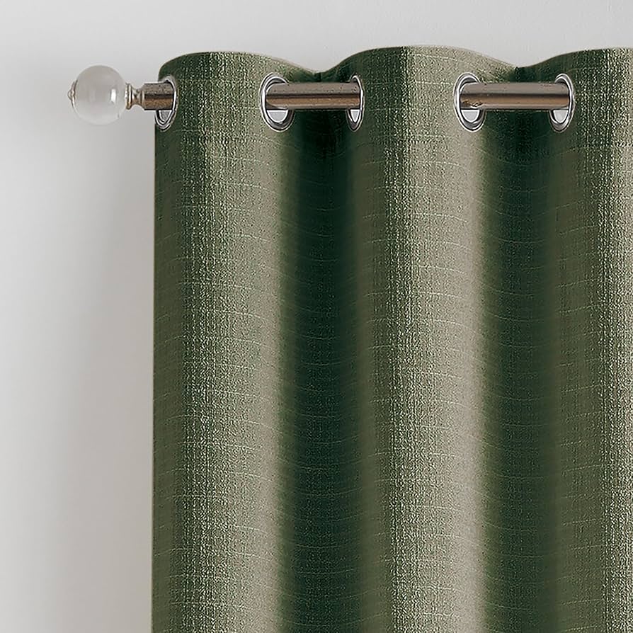 Martha Stewart Green Room Darkening Curtains 37 x 95