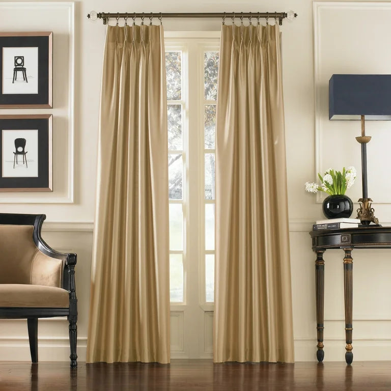 Curtainworks Marquee 120" Single Panel Curtain, Bronze, Adult 30 x 120