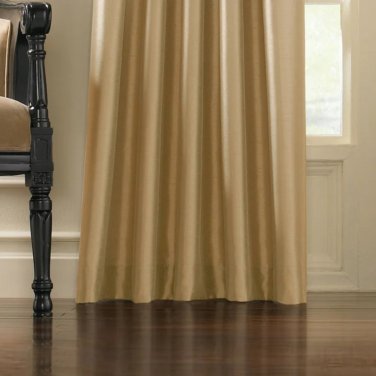 Curtainworks Marquee 120" Single Panel Curtain, Bronze, Adult 30 x 120
