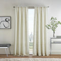 Martha Stewart Metallic Leaves Curtain Panel Pair, Multicolor, Pole Top, Light Filtering, Indoor, Adult, 2 Piece Set, 50"x 95"