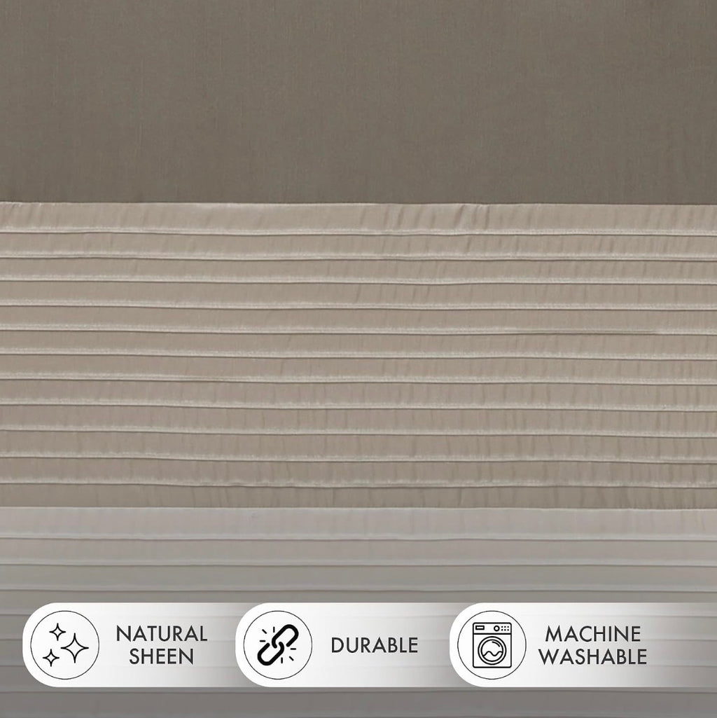 Madison Park Window Curtain Single Panel Faux Silk 84x50