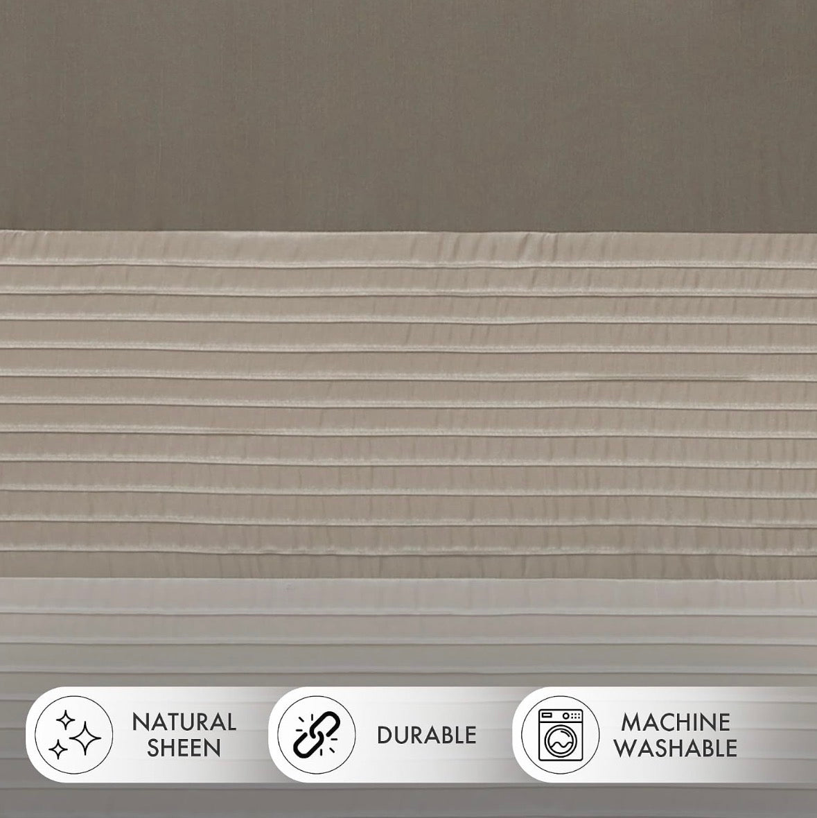 Madison Park Window Curtain Single Panel Faux Silk 84x50