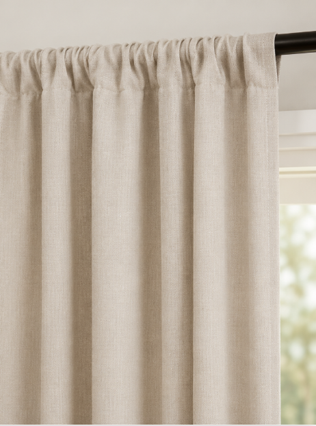 Martha Stewart Westchester Solid Grommet Top Blackout Single Curtain Panel 50 x 108
